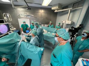 Live Surgery and Moderator in International European Congress.