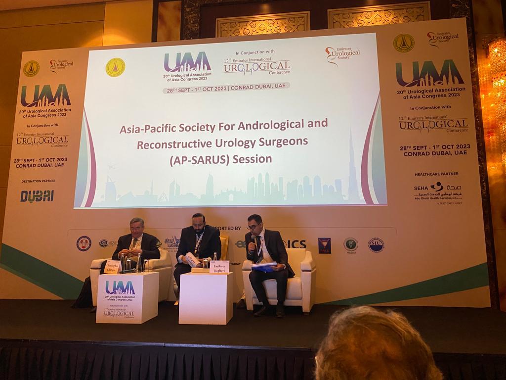 Moderator in Urological Association of Asia Congress - Fariborz Bagheri