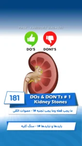 Video 181: Dos and Donts #1: kidney stone