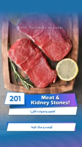 Professor Fariborz Bagheri 21 Meat and kidney stones: the connection between meat consumption and kidney stone risk